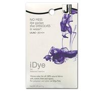 Jacquard iDye Poly Fabric Dye for Polyester Textiles, Vibrant Lilac Colourant reviving Synthetic Clothing Upholstery Crafts, Simple Dissolvable No Mess Packet 14g