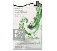 Jacquard iDye Poly Fabric Dye Green for Natural, Synthetic, Polyester and Blended Textile Fibres 14g No Mess Packet