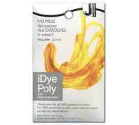 Jacquard iDye Poly Fabric Dye Yellow for Natural, Synthetic, Polyester and Blended Textile Fibres 14g No Mess Packet