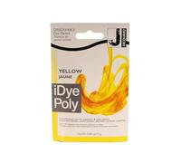 Jacquard iDye Poly Yellow Fabric Dye for Synthetic Polyester Garments, Nylon Materials and Plastic Components, Simple Colouring with One Dissolvable Sachet