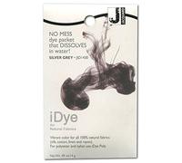 Jacquard iDye Fabric Dye Silver Grey for Natural Fibre Textiles 14g No Mess Packet
