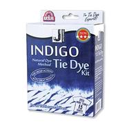 Jacquard Indigo Tie Dye Kit - Complete Indigo Fabric Dyeing Set with Pre-Reduced Indigo, Soda Ash, Hydro & Tools - Tie Dye, Shibori & Resist Pattern Dyeing for Natural Fabrics