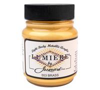 Jacquard Products 2.25 oz Lumiere Metallic Acrylic Paint, Brass