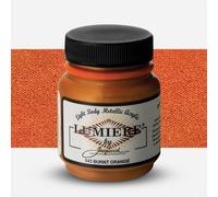 Jacquard Products 2.25 oz Lumiere Metallic Acrylic Paint, Burnt Orange