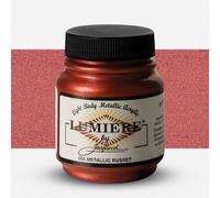 Jacquard Products 2.25 oz Lumiere Metallic Acrylic Paint, Metallic Russet