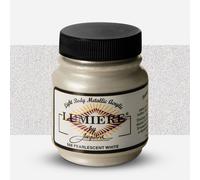 Jacquard : Lumiere : Acrylic Paint : 2.25oz : 66ml : #568 Pearl White