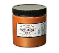 Jacquard Lumiere Fabric Color 8 oz Jar - Burnt Orange by Jacquard