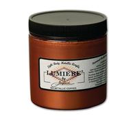 Jacquard Lumiere Fabric Color 8 oz Jar - Metallic Copper by Jacquard