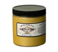 Jacquard Lumiere Fabric Color - 8 oz Jar - Metallic Gold by Jacquard