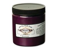 Jacquard Lumiere Metallic Acrylic Paint 8oz-Burgundy