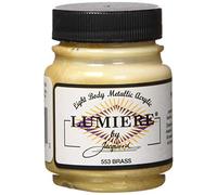 Jacquard Products 2.25 oz Lumiere Metallic Acrylic Paint, Brass