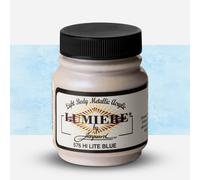 Jacquard : Lumiere : Metallic & Pearlescent Acrylic Paint : 2.25oz : 66ml : #576 Hi Lite Blue