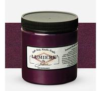 Jacquard Lumiere Metallic Acrylic Paint 8oz-Burgundy