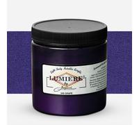Jacquard : Lumiere : Metallic & Pearlescent Acrylic Paint : 8oz : 240ml : #546 Grape