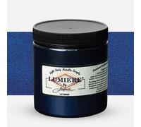 Jacquard : Lumiere : Metallic & Pearlescent Acrylic Paint : 8oz : 240ml : #547 Indigo