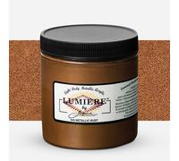 Jacquard : Lumiere : Metallic & Pearlescent Acrylic Paint : 8oz : 240ml : #549 Metallic Rust