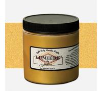 Jacquard : Lumiere : Metallic & Pearlescent Acrylic Paint : 8oz : 240ml : #552 Bright Gold