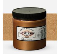 Jacquard : Lumiere : Metallic & Pearlescent Acrylic Paint : 8oz : 240ml : #565 Metallic Bronze