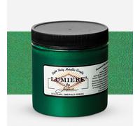 Jacquard Lumiere Fabric Color 8 oz Jar - Pearlescent Emerald