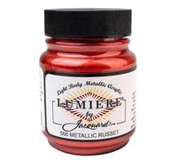 Jacquard Products 2.25 oz Lumiere Metallic Acrylic Paint, Metallic Russet