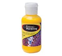 Jacquard Marbling Yellow Colour - 2oz (59ml) Professional Water Marbling Paint for Paper, Fabric & Craft Projects