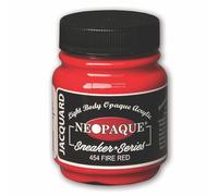 Jacquard Sneaker Series Neopaque Paint, Highly Pigmented, Flexible and Soft, For Use on a Variety of Surfaces, 2.25 Ounces, Fire Red