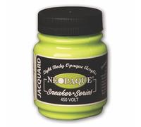 Jacquard Sneaker Series Neopaque Paint, Highly Pigmented, Flexible and Soft, For Use on a Variety of Surfaces, 2.25 Ounces, Volt