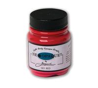 Jacquard Neopaque JAC1583 Red Acrylic Paint, Ideal for Fabric, Leather, and Mixed Media, Water-Based and Non-Toxic 2.25 oz Bottle