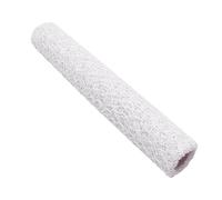 Jacquard Net Mesh Floral Wrapping Paper Table Runner Decor Openwork Elegant Decorative Net for Holidays Valentines Day Dinner- White