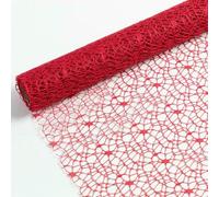 Jacquard Net Mesh Flower Bouquet Wrapping Paper - Elegant Openwork Design for Present Wrapping and Floral Arrangements