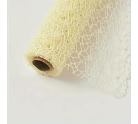 Jacquard Net Mesh Flower Bouquet Wrapping Paper - Elegant Openwork Design for Present Wrapping and Floral Arrangements