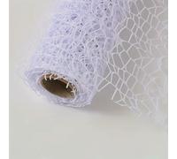 Jacquard Net Mesh Flower Bouquet Wrapping Paper - Elegant Openwork Design for Present Wrapping and Floral Arrangements