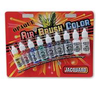 Jacquard Opaque Airbrush Exciter Pack 8 Colors, Multi