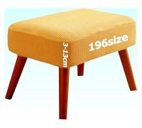 Jacquard Ottoman Footstool Cover Slipcover for Square Rectangle Round Small Large Stretch Fit Bar Footrest Foot Stool Protector Covers with Elastic Bottom Rectangular Customizable(J,50 x 100 cm)