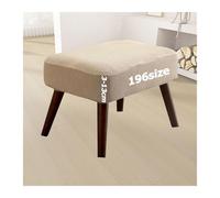 Jacquard Ottoman Footstool Cover Slipcover for Square Rectangle Round Small Large Stretch Fit Bar Footrest Foot Stool Protector Covers with Elastic Bottom Rectangular Customizable(2002,30 x 45 cm)