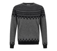 Jacquard Pattern With Skulls Jumper, male, Alexander McQueen, Round-neck Knitwear, Gray, M, Knitwear M