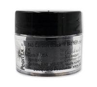 Jacquard Pearl Ex Pigment Powder 3 Grams Carbon Black - Loose Mica Powder for Epoxy Resin, Watercolors, Calligraphy Ink & Clay - Epoxy Pigment Powder - Epoxy Resin Color