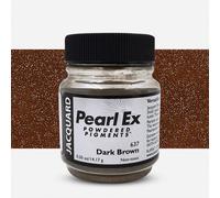 Pearl-Ex Pigment by Jacquard, Creates Metallic or Pearlescent Effect, .5 Ounce Jar, Dark Brown