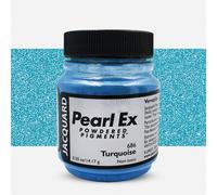 Jacquard : Pearl Ex : Powdered Pigment : .5oz : 14g : #686 Turquoise