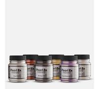 Jacquard : Pearl Ex : Powdered Pigment : .5oz : 14g : Colour Sampler : Set of 6