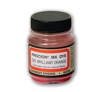 Jacquard Procion MX Fabric Dye, Brilliant Orange Cold Water Permanent Colour for Natural Fibres, Tie-Dyeing Craft Powder, Textile Art Supplies, 18.71g