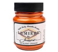 Jacquard Products 2.25 oz Lumiere Metallic Acrylic Paint, Burnt Orange