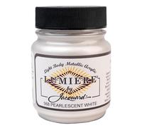 Jacquard Products 2.25 oz Lumiere Metallic Acrylic Paint, Pearlescent White