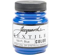 Jacquard Products Fluor Blue-Textile Color Paint, Acrylic, Multicolour