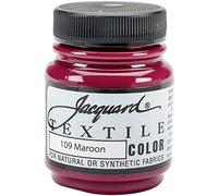 Jacquard Maroon-Textile Color Paint, Acrylic, Multicolour, 66.5 ml (Pack of 1)