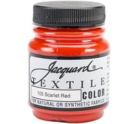 Jacquard Products Scarlt Red-Textile Color Paint, Acrylic, Multicolour