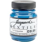 Jacquard Products Turquoise-Textile Color Paint, Acrylic, Multicolour, 66.5 ml (Pack of 1)