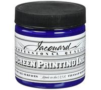 Jacquard Professional Screen Print Ink, Water-Soluable, 4oz Jar, Blue (111)