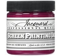 Jacquard Professional Screen Print Ink, Water-Soluable, 4oz Jar, Magenta (107)
