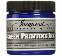 Jacquard Professional Screen Print Ink, Water-Soluable, 4oz Jar, Process Cyan (142)